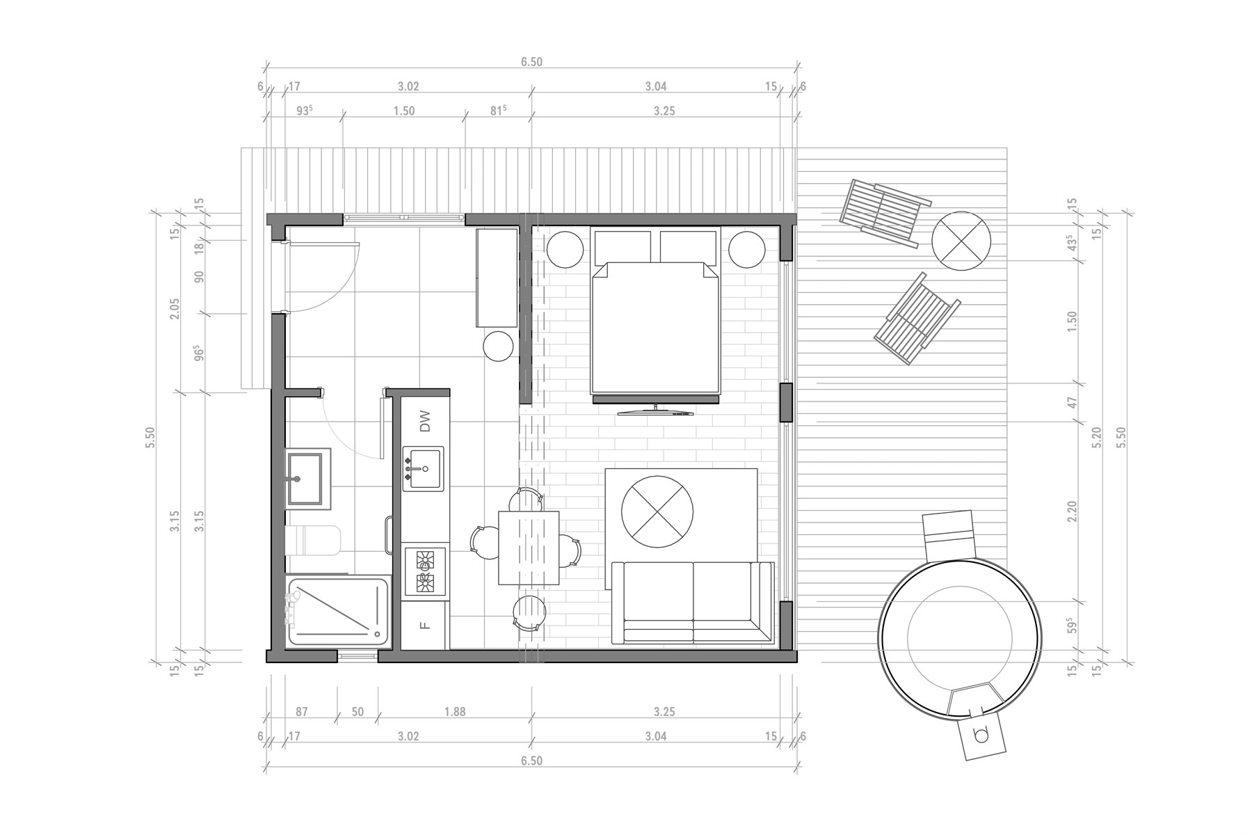 MOD 2 &mdash; plan de compartimentare